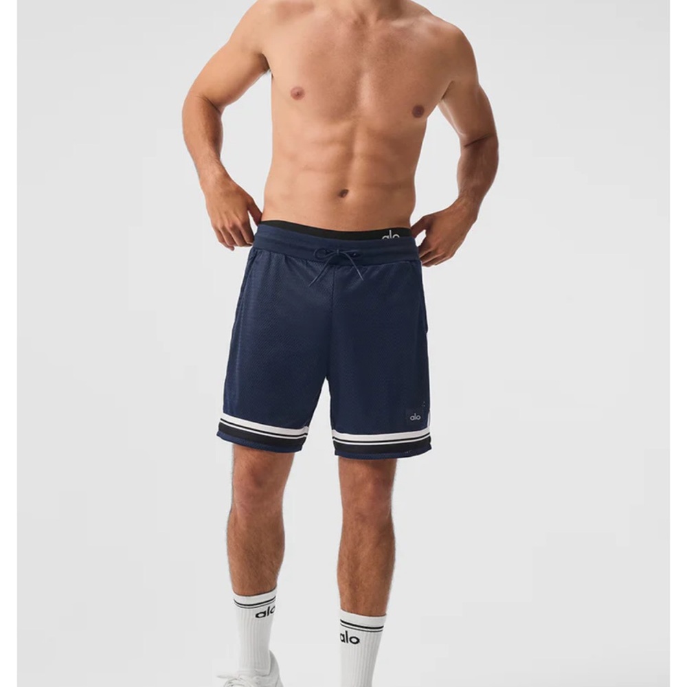Alo 7" Key Mesh Basketball Shorts